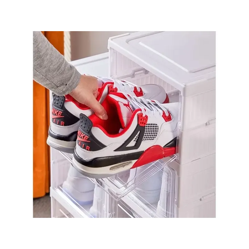 Suport de încălțăminte din sticlă, 6 rafturi, structură verticală