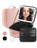 Geantă Smart pentru Make-up cu Oglindă LED Touch