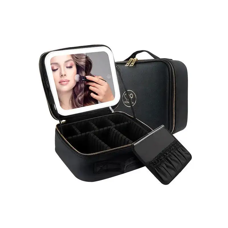 Geantă Smart pentru Make-up cu Oglindă LED Touch