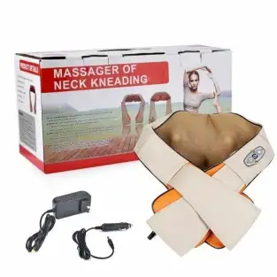 Aparat de masaj cervical, cu infrarosu si bile