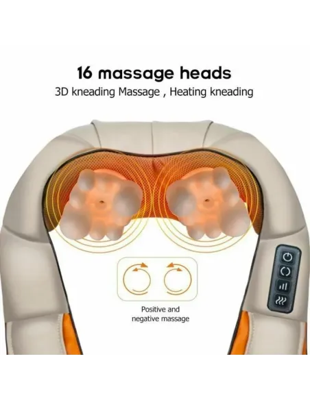 Aparat de masaj cervical, cu infrarosu si bile