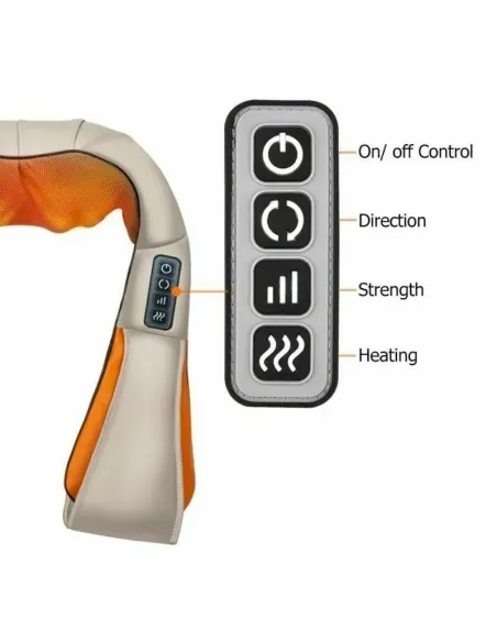 Aparat de masaj cervical, cu infrarosu si bile