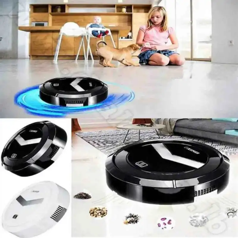 Robot aspirator smart 3 in 1, Ximeijie, Negru