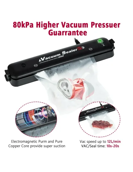 Aparat de vidat si sigilat, 90 w, latime etansare