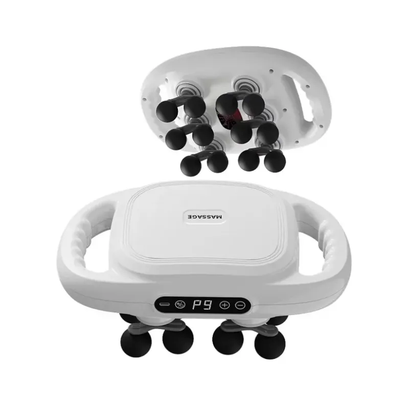 Aparat de masaj profesional 12 capete, percuție 20 kg, 19.000 b/min, 9 moduri