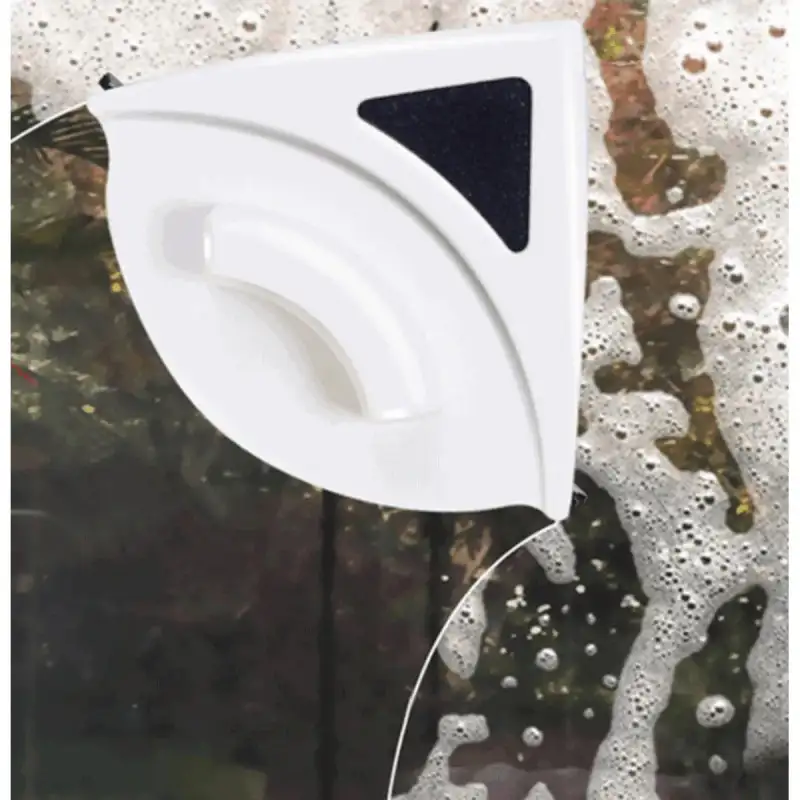 Ștergător Geamuri Magnetic – Albastru, Dublă Curățare, Fără Efort