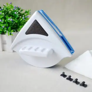 Ștergător Geamuri Magnetic – Albastru, Dublă Curățare, Fără Efort 2