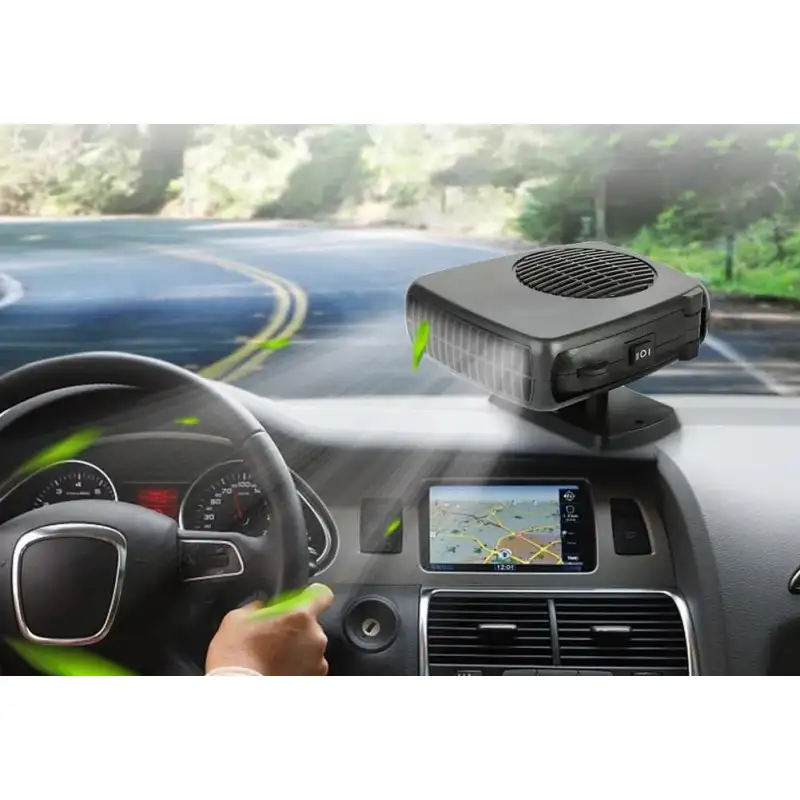 Aeroterma Auto 200W – Încălzitor & Ventilator 2 în 1, Dezaburire Rapidă