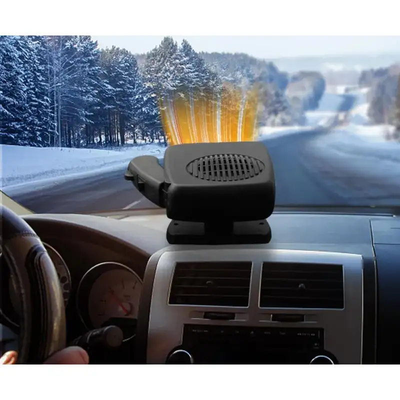 Aeroterma Auto 200W – Încălzitor & Ventilator 2 în 1, Dezaburire Rapidă