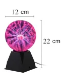 Bilă Plasma Magică – Iluminare Interactivă și Control Prin Sunet/Touch