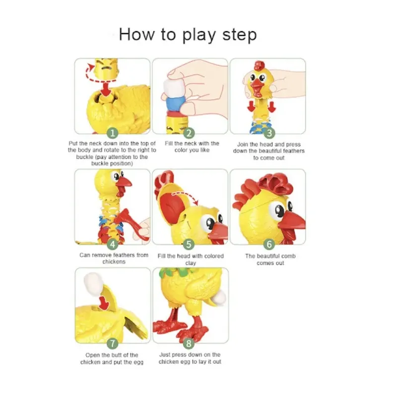 Cocoș – vesel și creativ cu accesorii incluse