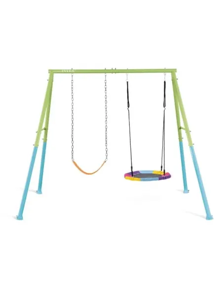 Leagan dublu cu Leagan cuib si Leagan pentru copii 2.54x2.35x 2m, INTEX