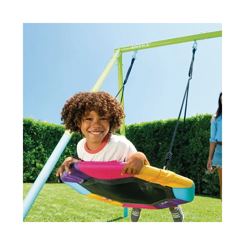 Leagan dublu cu Leagan cuib si Leagan pentru copii 2.54x2.35x 2m, INTEX