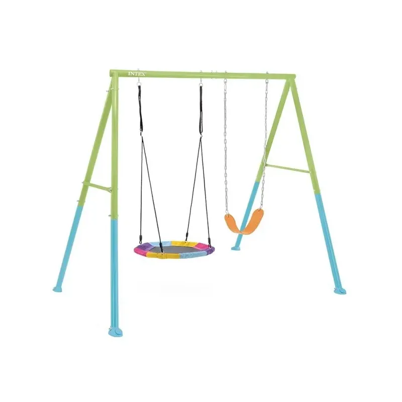 Leagan dublu cu Leagan cuib si Leagan pentru copii 2.54x2.35x 2m, INTEX