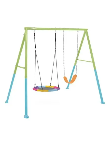 Leagan dublu cu Leagan cuib si Leagan pentru copii 2.54x2.35x 2m, INTEX