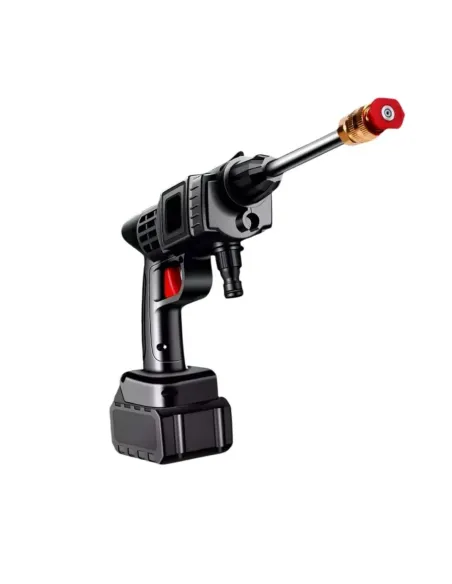 Pistol de spalat cu presiune, 8L/min, cu acumulator de 48Vf, trusa plastic