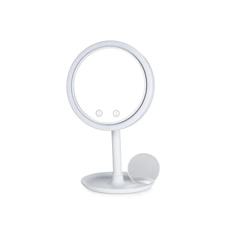 Oglindă Profesională LED pentru Machiaj cu Ventilație Integrată