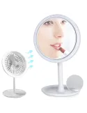 Oglindă Profesională LED pentru Machiaj cu Ventilație Integrată