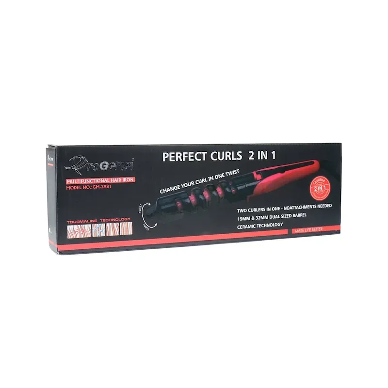 Ondulator ceramic profesional par pentru bucle