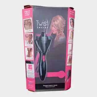 Ondulator pentru împletit părul Twist Secret, reglaj 2 viteze, 25x8x8 cm