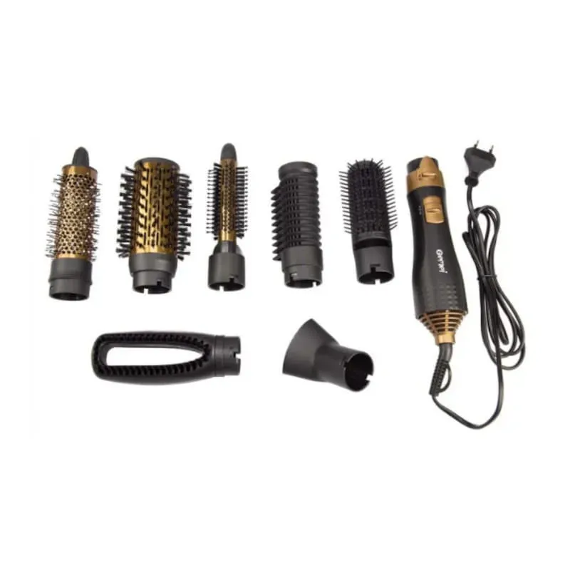 Perie de coafat 7 în 1 Gemei GM-4842 cu 2 trepte viteză și temperatură