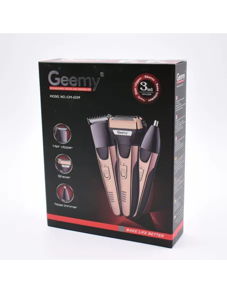 Aparat 3 în 1 GM-6209 – Tunsoare, Bărbierit și Îngrijire Delicată