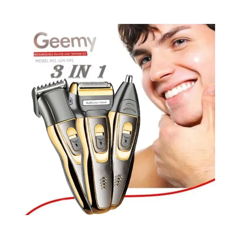 Aparat 3 în 1 GM-6209 – Tunsoare, Bărbierit și Îngrijire Delicată