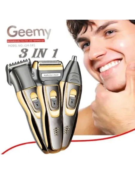 Aparat 3 în 1 GM-6209 – Tunsoare, Bărbierit și Îngrijire Delicată
