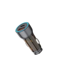 Încărcător Auto Q-CD712 – PowerDelivery 20W, USB-A + USB-C, Qualcomm 3.0 2