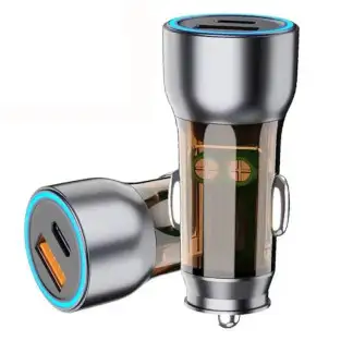 Încărcător Auto Q-CD712 – PowerDelivery 20W, USB-A + USB-C, Qualcomm 3.0