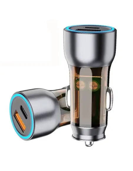 Încărcător Auto Q-CD712 – PowerDelivery 20W, USB-A + USB-C, Qualcomm 3.0