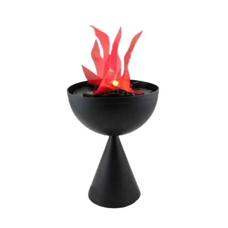 Lampa de interior cu flacara falsa prevazuta cu