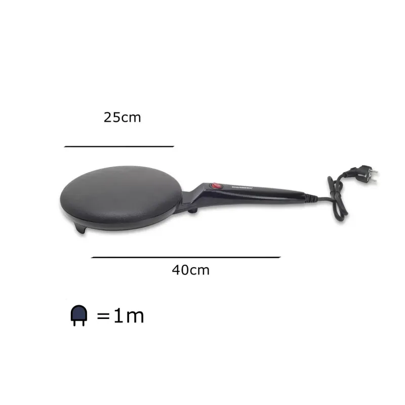 Plită clătite Hausberg HB-9910NG, antiaderentă, negru