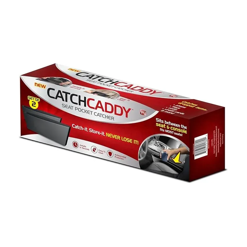Set 2 Organizatoare Auto Catch Caddy – Depozitare Inteligentă între Scaune