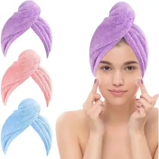 Prosop-turban pentru uscarea părului