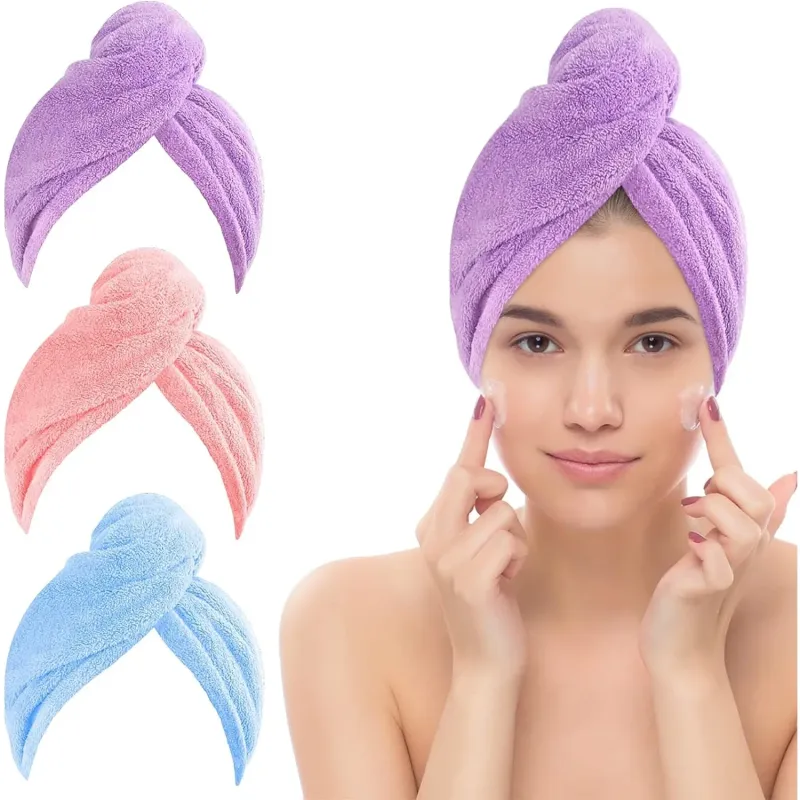 Prosop-turban pentru uscarea părului