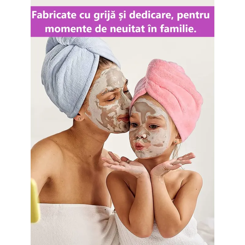 Prosop-turban pentru uscarea părului