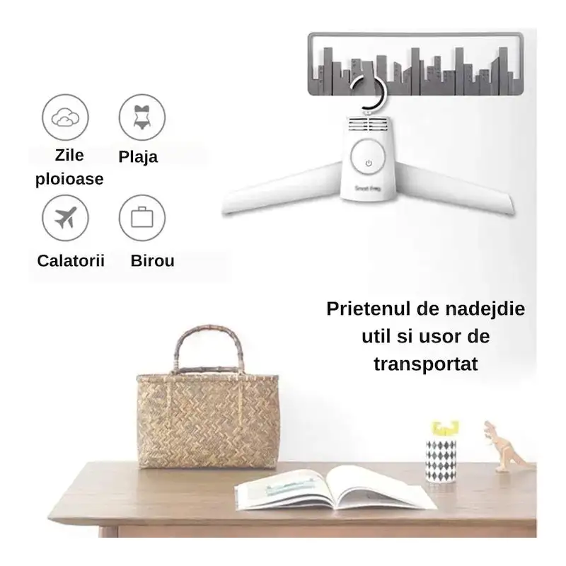 Umeraș Electric pentru Uscat și Igienizat Rufe/Haine