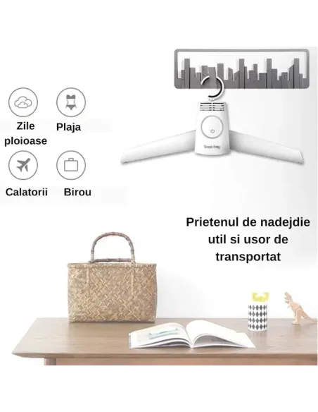 Umeraș Electric pentru Uscat și Igienizat Rufe/Haine