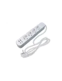 Set 2 x Prelungitor 4 prize, 2 porturi USB si 2 Type-C, 2m , Jortan