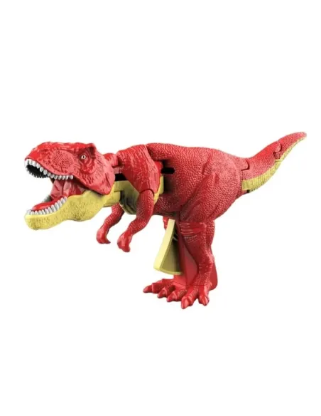 Jucarie interactiva Dinozaur Tyrannosaurus Rex, cu sunete si lumini, rosu, 3+ ani