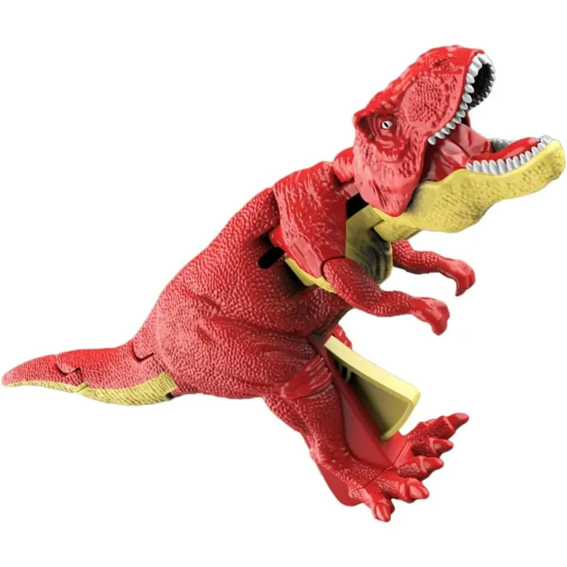Jucarie interactiva Dinozaur Tyrannosaurus Rex, cu sunete si lumini, rosu, 3+ ani