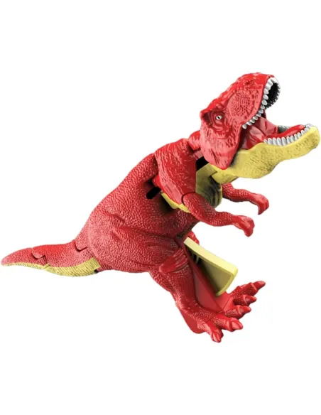 Jucarie interactiva Dinozaur Tyrannosaurus Rex, cu sunete si lumini, rosu, 3+ ani