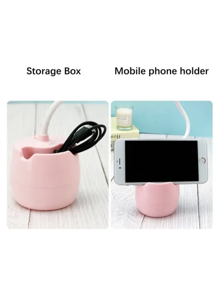 Lampă LED Floare Portabilă pentru Protecția Ochilor – Culoare Bleu