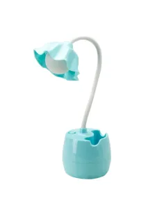 Lampă LED Floare Portabilă pentru Protecția Ochilor – Culoare Bleu 2