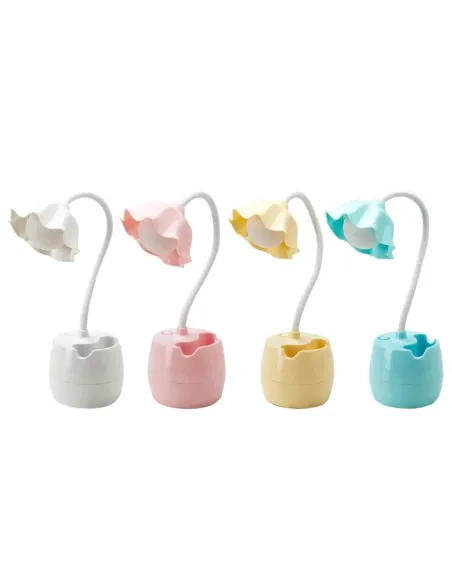 Lampă LED Floare Portabilă pentru Protecția Ochilor – Culoare Bleu