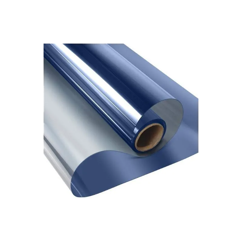 2 x Folie protectie solara pentru geamuri interioare, cu efect de oglinda, UV, 60x300cm