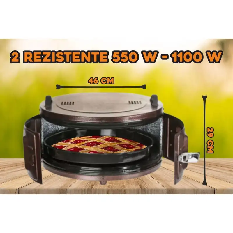 Cuptor electric rotund capacitate 40L