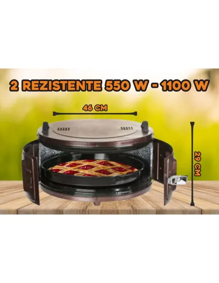 Cuptor electric rotund capacitate 40L