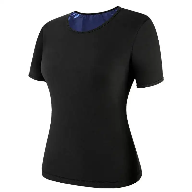 Tricou Fitness cu Efect de Saună pentru Abdomen și Talie